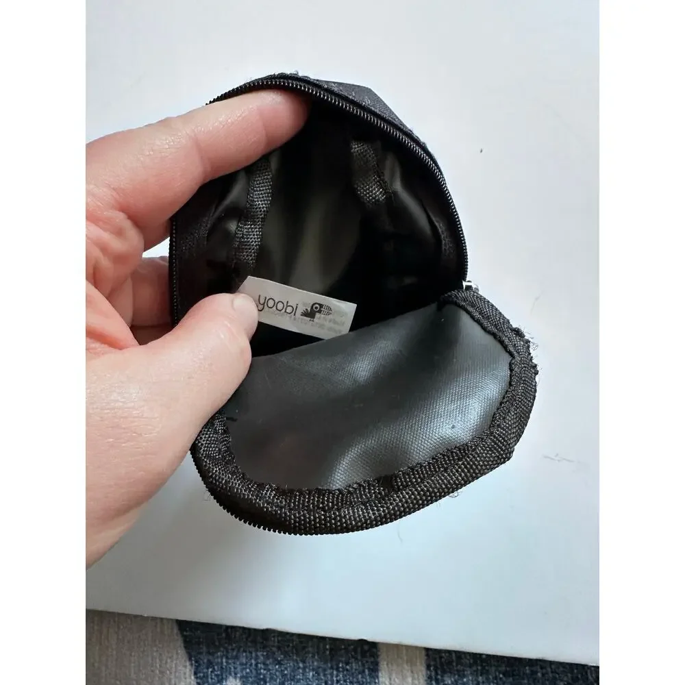 Yoobi Mini Coin Purse Black & White Doodle